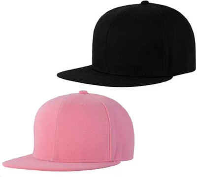 Hench Self Design Skull Cap Cap(Pack of 2)