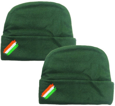 RD Embroidered Beanie Cap(Pack of 2)