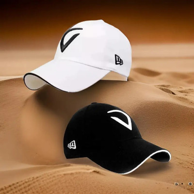 CLASSYMESSI Embroidered, Self Design, Solid Sports/Regular Cap Cap(Pack of 2)