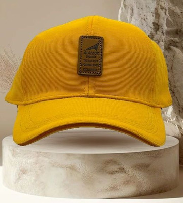 ALAMOS Printed, Self Design, Solid Sports/Regular Cap Cap