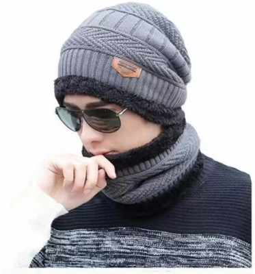 YIMK Woven Beanie Cap