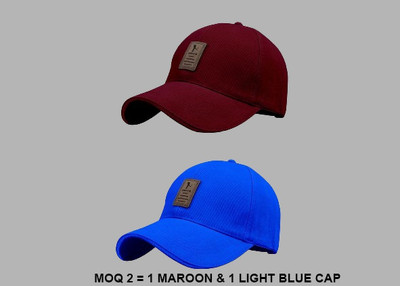 EVENDEN Applique Sports/Regular Cap Cap(Pack of 2)