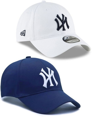 cap world Solid, Self Design, Embroidered Sports/Regular Cap Cap(Pack of 2)