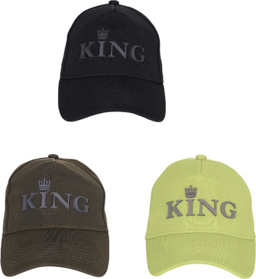 CLASSYMESSI Solid Sports/Regular Cap Cap(Pack of 3)