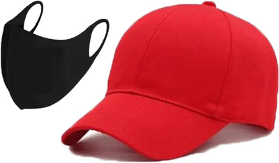 cap world Solid, Self Design Sports/Regular Cap Cap(Pack of 2)