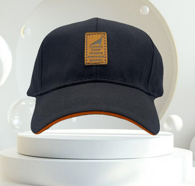 ALAMOS Printed, Self Design, Solid Sports/Regular Cap Cap