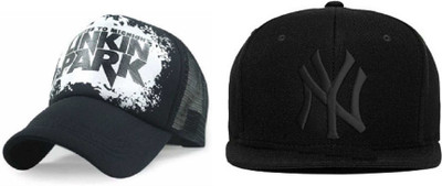 Dcmr Solid Snapback Cap Cap(Pack of 2)