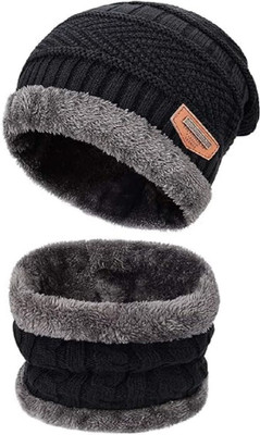 SPOWEARY Solid Beanie Cap
