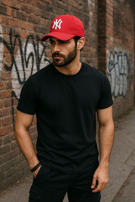 selloria Solid, Self Design, Embroidered Sports/Regular Cap Cap