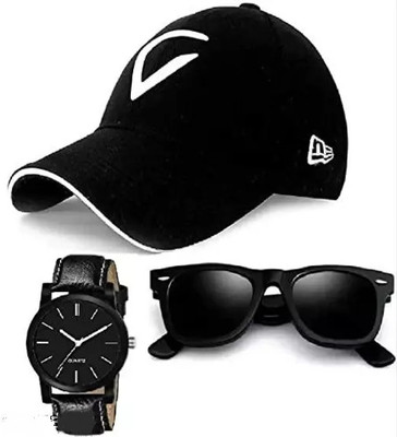 b for u Solid, Embroidered Sports/Regular Cap Cap(Pack of 3)