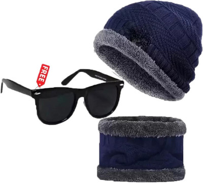 ILLARION Beanie Cap(Pack of 2)
