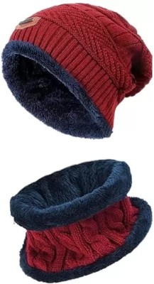 NKPR Woven Beanie Cap(Pack of 2)