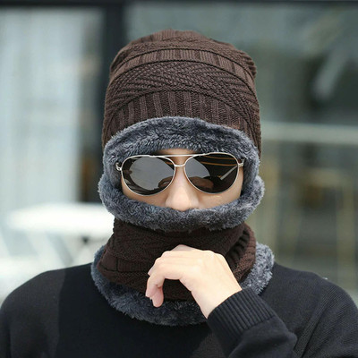 vactly Woven, Self Design Beanie Cap(Pack of 2)