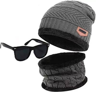 STARTUPSTORE Beanie Cap(Pack of 3)