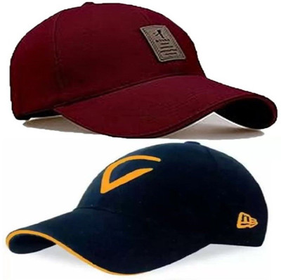 ILLARION TREND Self Design Sports/Regular Cap Cap(Pack of 2)