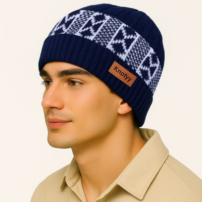Knotyy Solid Beanie Cap