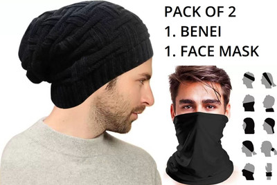 FLEXCYCAP Beanie Cap(Pack of 2)