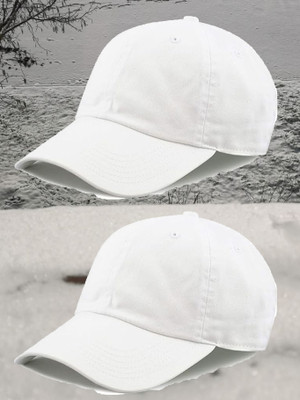 CLASSYMESSI Solid, Self Design Sports/Regular Cap Cap(Pack of 2)