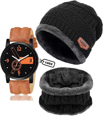 aspx Self Design Beanie Cap(Pack of 2)
