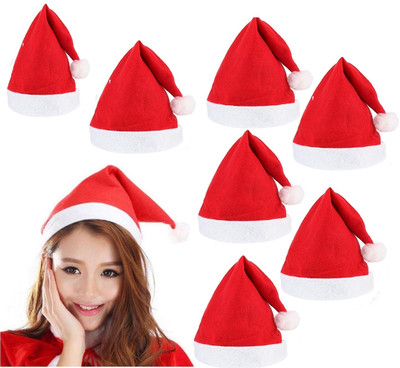 FQZILON Solid Santa Cap Cap(Pack of 7)