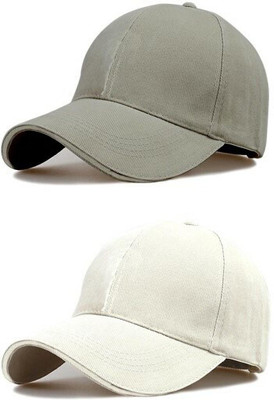 Zadinga Solid Sports/Regular Cap Cap(Pack of 2)
