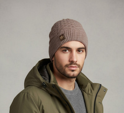 Abamit Self Design Skull Cap Cap