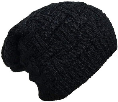 BAYEMA Self Design Beanie Cap