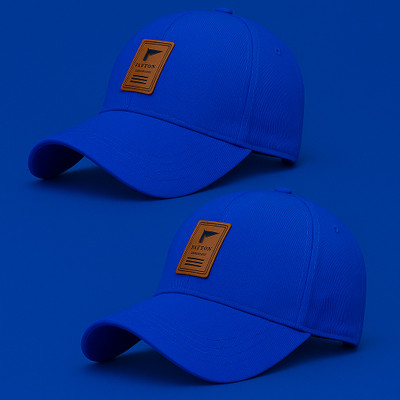 CLASSYMESSI Solid, Self Design Sports/Regular Cap Cap(Pack of 2)