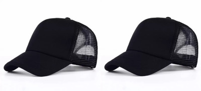 Atabz Solid Trucker Cap Cap(Pack of 2)