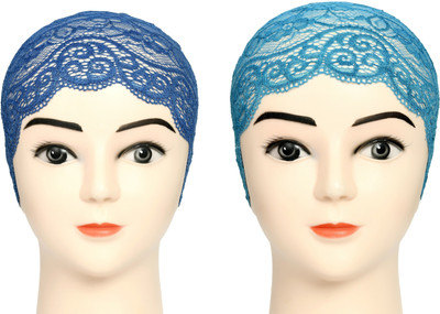 DCENT KRAFT Self Design Skull Cap Cap(Pack of 2)