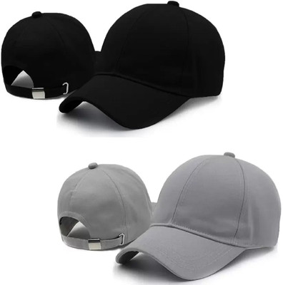 BLUCAPS Solid Sports/Regular Cap Cap(Pack of 2)