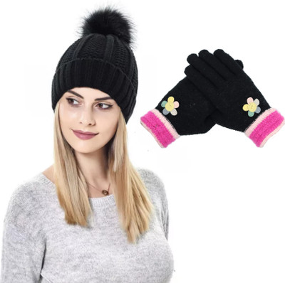 Jamont Solid Beanie Cap(Pack of 3)