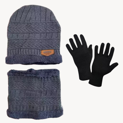 Trustizen Solid Beanie Cap(Pack of 4)