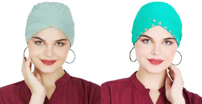 EnviUs Self Design Skull Cap Cap(Pack of 2)