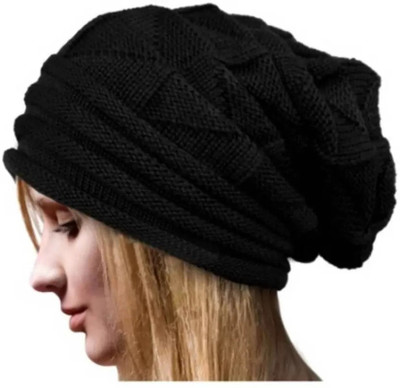 SMART SEWINGERS Solid Beanie Cap