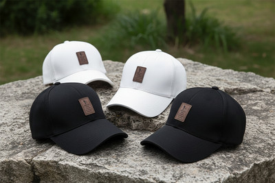 cap world Checkered, Self Design, Solid Sports/Regular Cap Cap(Pack of 4)