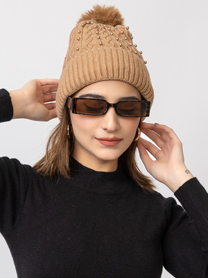 AMOLDO Self Design Beanie Cap