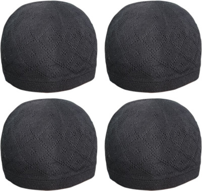 FAFetraders Solid Prayer Cap Cap(Pack of 4)