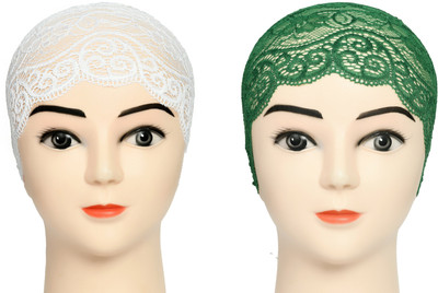 DCENT KRAFT Self Design Skull Cap Cap(Pack of 2)