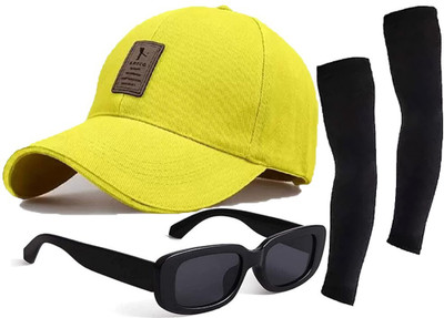 CLASSYMESSI Solid, Self Design Sports/Regular Cap Cap(Pack of 3)