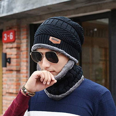 PERFECT STAR Woven Beanie Cap(Pack of 2)