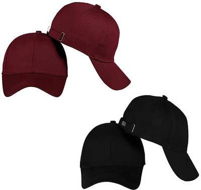 Westery Self Design, Printed, Embroidered Sports/Regular Cap Cap(Pack of 2)