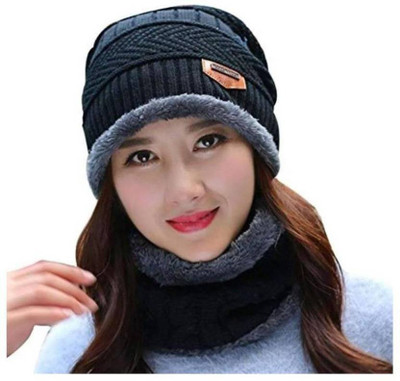 Nk tip top Woven Beanie Cap(Pack of 2)
