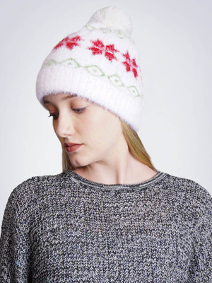 Bharatasya Self Design Beanie Cap