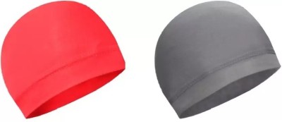 ND Solid Skull Cap Cap(Pack of 2)