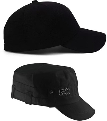Atabz Solid Sports/Regular Cap Cap(Pack of 2)