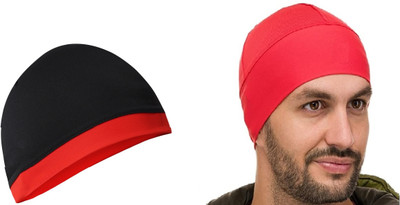 PAROPKAR Solid, Self Design Sports/Regular Cap Cap(Pack of 2)