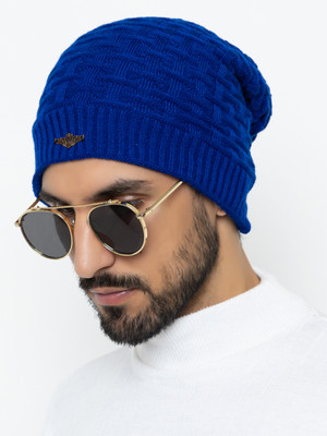 AMOLDO Self Design Beanie Cap