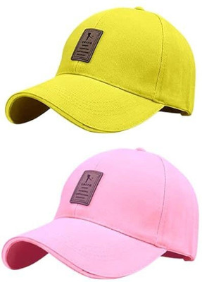 Ritoza Self Design, Solid, Striped Sports/Regular Cap Cap(Pack of 2)