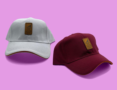 ALAMOS Printed, Self Design, Solid Sports/Regular Cap Cap(Pack of 2)